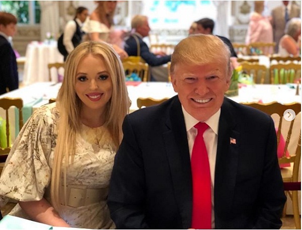 Tiffany Trump At State Banquet With Father President Trump